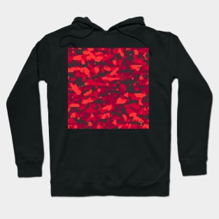 Crimson Black Digital Camouflage Hoodie